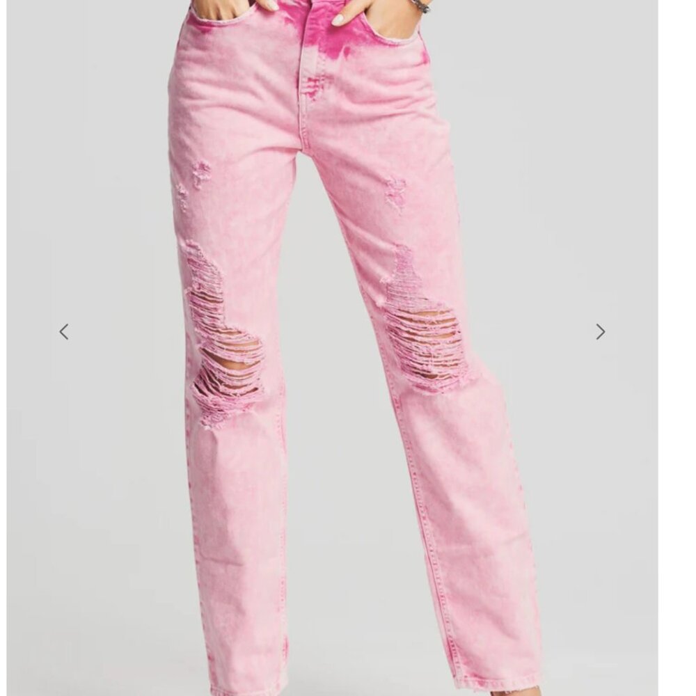Retrofete Chris Denim Jean Color Pink Sz 27 - SOLD OUT!!!